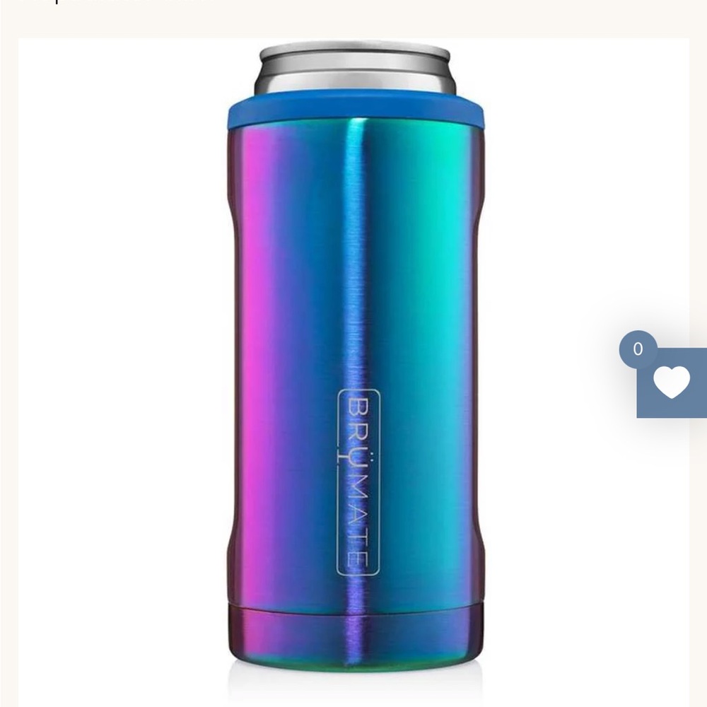 BrüMate Rainbow Titanium Hopsulator Slim can
